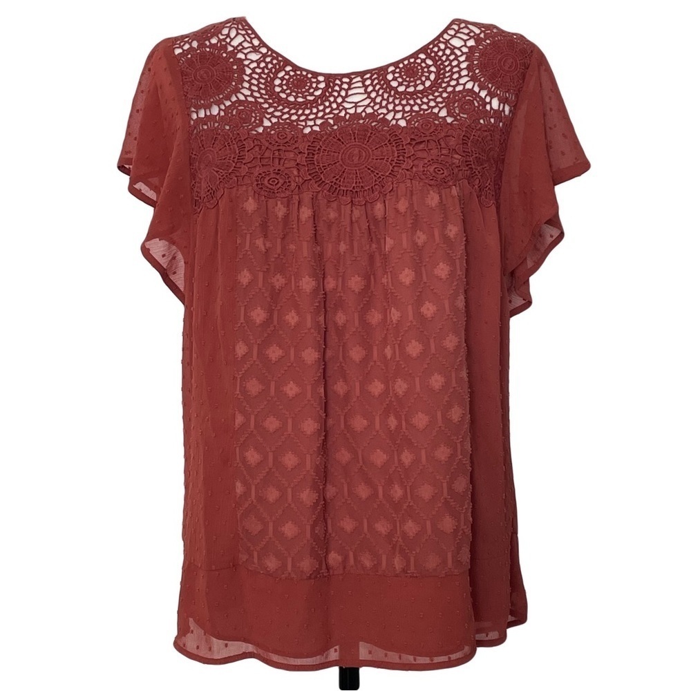 DR2 Crocheted Blouse Size Large